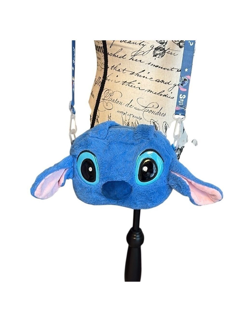 Stitch Crossbody Bag Plush Purse Disney’s Lilo & Stitch Blue and Pink